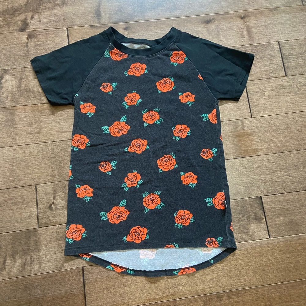 RAGS 5/6 VGUC OG Roses Tee